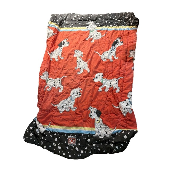 Disney Other - Vintage 1980s Walt Disney 101 Dalmatians Twin Size Comforter Blanket - 60" X 86"